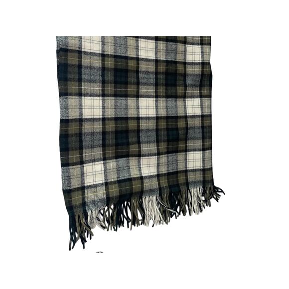 Vintage Pendleton Wool Throw Blanket 50"x60" + Fringe Tartan Plaid USA Made EUC - Picture 2 of 5